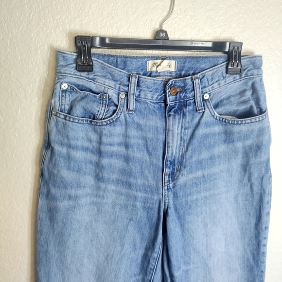 Madewell The Slouchy Boyjean in Riverspring Wash Sz 26 - Picture 3 of 11